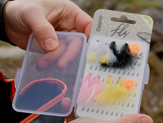 Lot de mouches delphin fly / 10 pcs | pond trout - 101006110_8