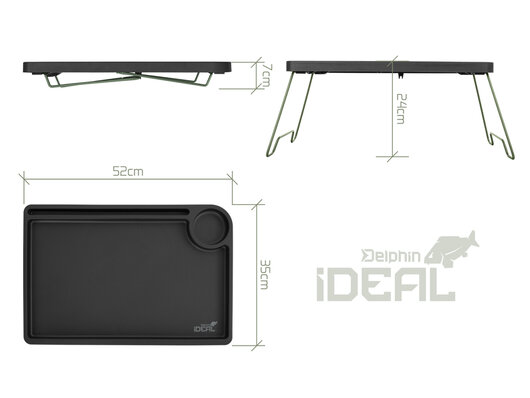 Kaprársky skladací stolík delphin ideal - 101005996_8