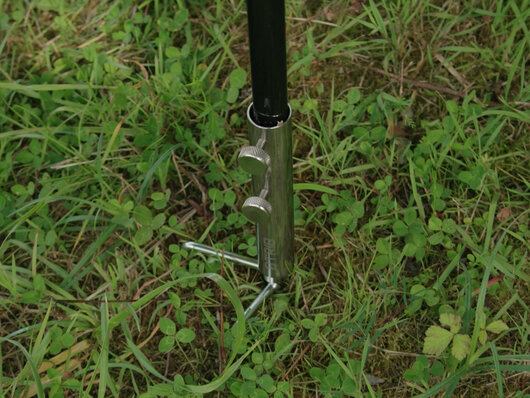 Nerezový zapichovací držiak dáždnika delphin trib - 101005974_5