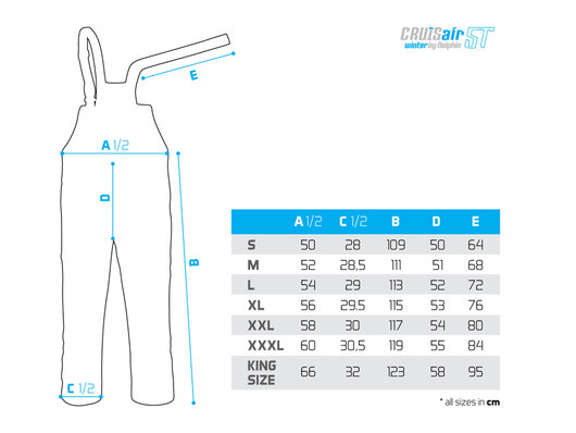 Nohavice delphin cruisair winter 5t - 101005075_99