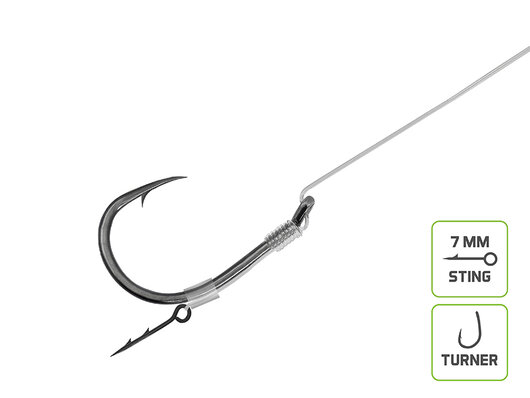 Feedrový nadväzec delphin fluoro sting / 10ks - 101005847_1