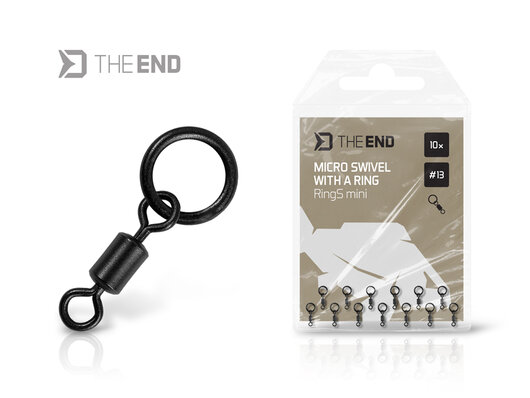 Émerillon micro avec anneau delphin theend rings mini / 10pcs - 101006528