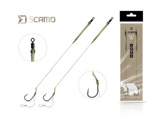 Bas de ligne delphin scamo boilie rig / 2 pcs - 101006626