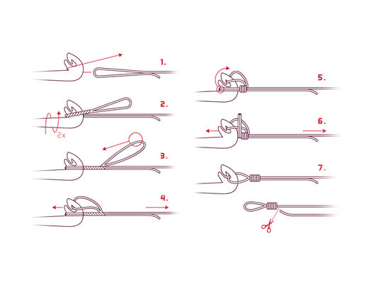 Viazač slučiek Delphin KNOTTY