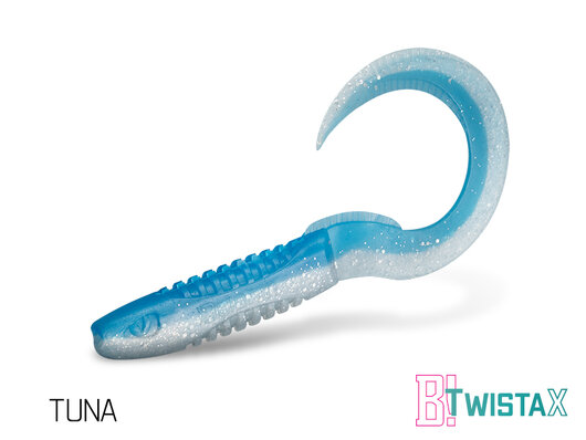 Umelá nástraha Delphin TwistaX Eeltail UVs / 5ks | 15cm/GREENCH
