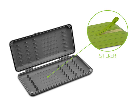 Box na method feedrové nadväzce Delphin HardBOX REAXE | 200x97mm