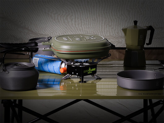 Plynový varič na kartuše Delphin GASCUBE