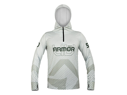 Tričko s kapucňou Delphin UV ARMOR 50+ | Olive S