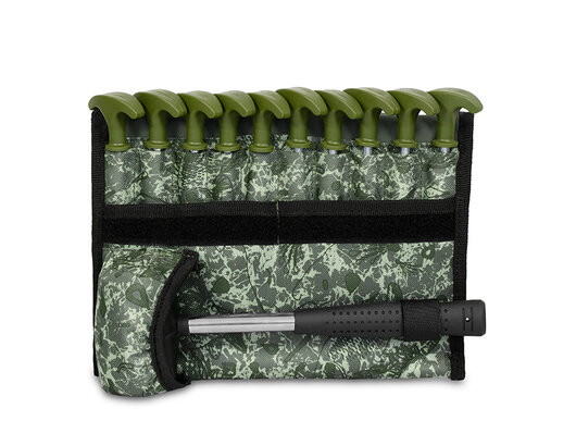 Sada kolíkov s kladivom Delphin FIXT C2G / 10ks | 20cm