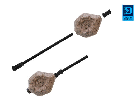 Olovená záťaž Delphin CyberBARBED TUBE