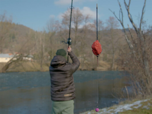 Olovené krmítko s trubičkou Delphin CyberTRIPLE