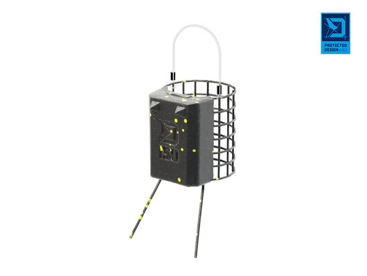 Krmítko s olovenou záťažou Delphin RiverSTIX