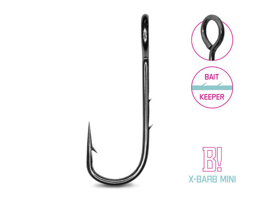 Háčik na čeburašku Delphin B! X-BARB MINI / 8ks