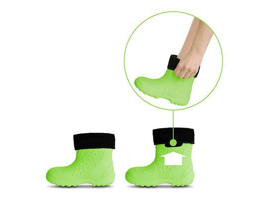 Detské čižmy s vložkou Delphin YUPIE | 22/23