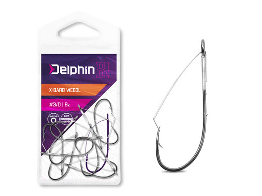Háčik na čeburašku B! X-BARB WEEDL / 8ks