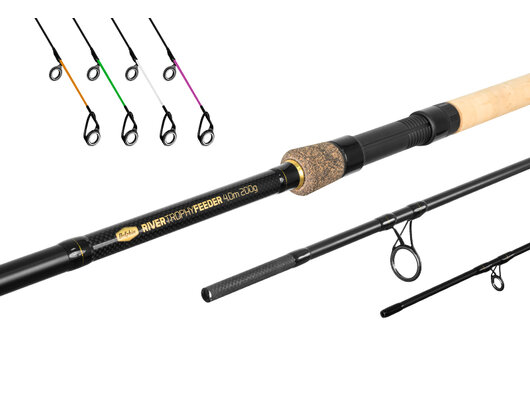 Delphin RIVER Trophy Feeder X-TRA + 4 špičky | 360cm/200g