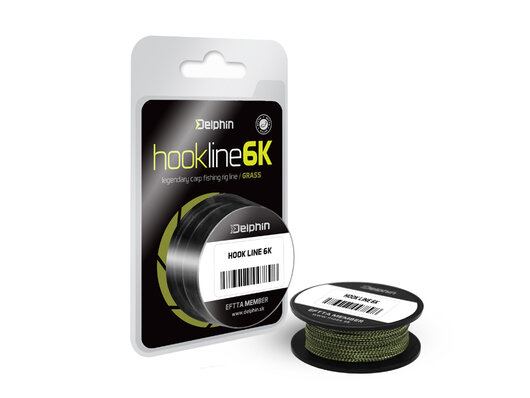 Delphin HOOKLINE 6K grass | 15lbs 20m