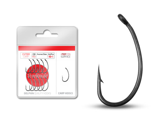 Háčik Delphin HKD CUTER tefcon / 10+1ks | veľ.4