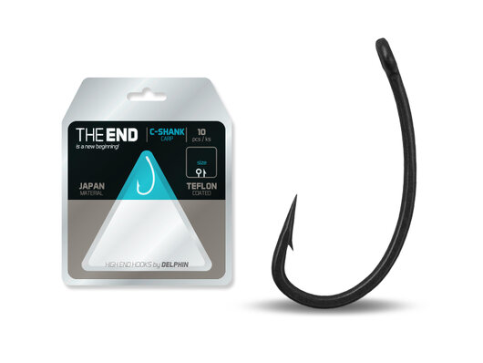 Háčik Delphin THE END Carp C-SHANK #6