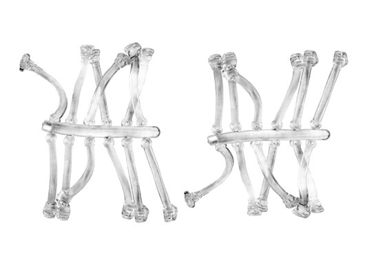 Elastická zarážka nástrahy 15mm | priehľadná