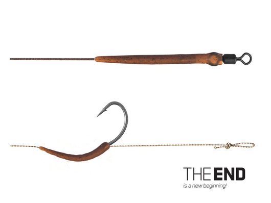 Nadväzec Delphin THE END Boilie rig / 2ks | 20cm/25lbs/#2
