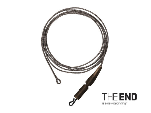 Nadväzec THE END Leadcore + PIN clip / 3ks | 1m