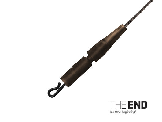 Nadväzec THE END Leadcore + PIN clip / 3ks | 1m