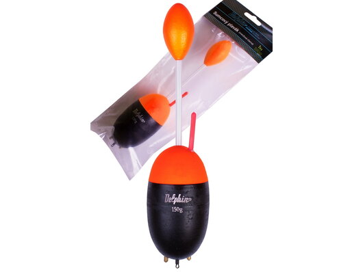 Sumcový plavák (oranžová-čierna)