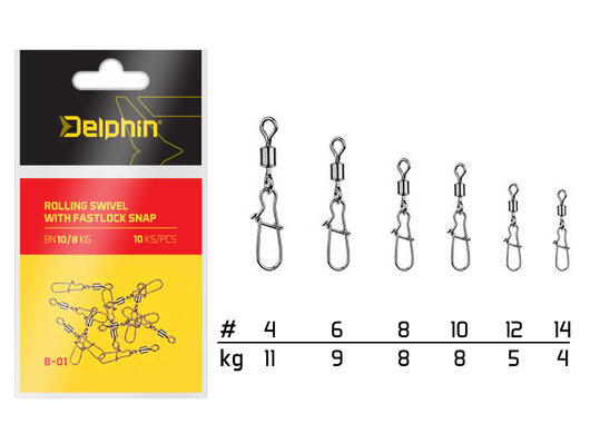 Rolling Swivel with Fastlock Snap | BN/4