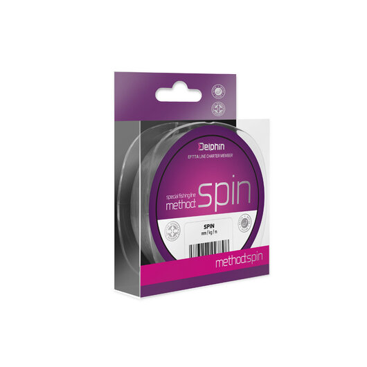 Delphin Method SPIN sivá | 0,12mm 1,3kg 150m