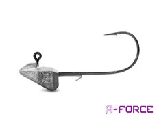 Darting jig head Delphin A-FORCE con fermo esca / 5 pz