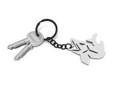 Portachiavi con apribottiglie Delphin PIKENER  | argento