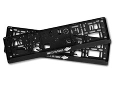 Portatarga 3D Delphin ANGLER ON BOARD / 2 pz