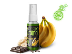 Dip spray per esche Delphin AromaX/30ml  | Cioccolato-Banana/fluo verde
