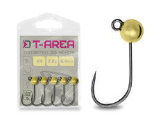 Jig in tungsteno Delphin T-AREA BL / 5 pz | oro