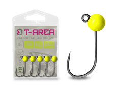 Jig in tungsteno Delphin T-AREA BL / 5 pz | giallo fluo