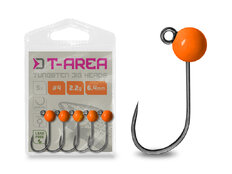 Jig in tungsteno Delphin T-AREA BL / 5 pz | arancione fluo