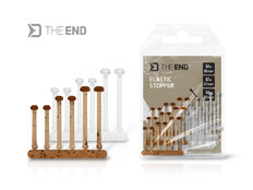 Stopper elastico Delphin TheEND / 36 pz | 18,21,25 mm / Ground+Clear