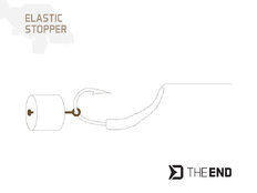 Stopper elastico Delphin TheEND / 36 pz | 18,21,25 mm / Ground+Clear