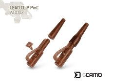 Lead Clip per piombo Delphin sCAMO PinC WOODZ / 10 pz