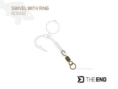 Girella con anello Delphin TheEND Ronnie / 10pz  | #6/13kg