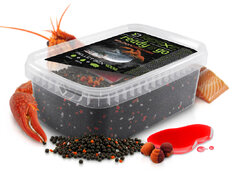 Pellet box Delphin Reaxe READY&GO | Salmone - Gambero/400g+120ml booster+10mm wafters