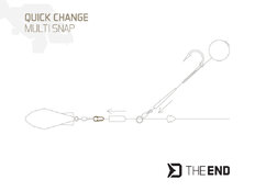 Clip di cambio rapido Delphin TheEND Multi Snap / 15pz