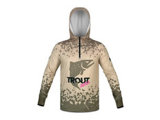 T-shirt tecnica con cappuccio Delphin UV ARMOR 50+ Trout