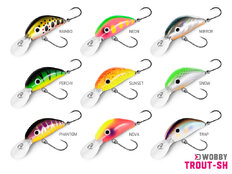 Esca artificiale Delphin WOBBY TROUT-SH