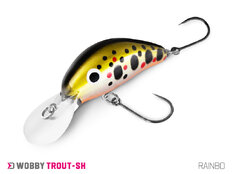 Esca artificiale Delphin WOBBY TROUT-SH