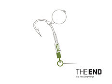 Girella rapida con anello THE END / 10 pz | misura #4