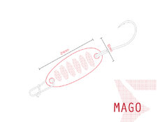 Cucchiaino ondulante Delphin MAGO 