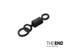 Girella con anello da carpfishing Delphin THE END Ring Swivel / 10pz  | #4 / 28 kg