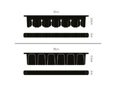 Portacanne Delphin WallHOLD  | 35x6,5x3cm